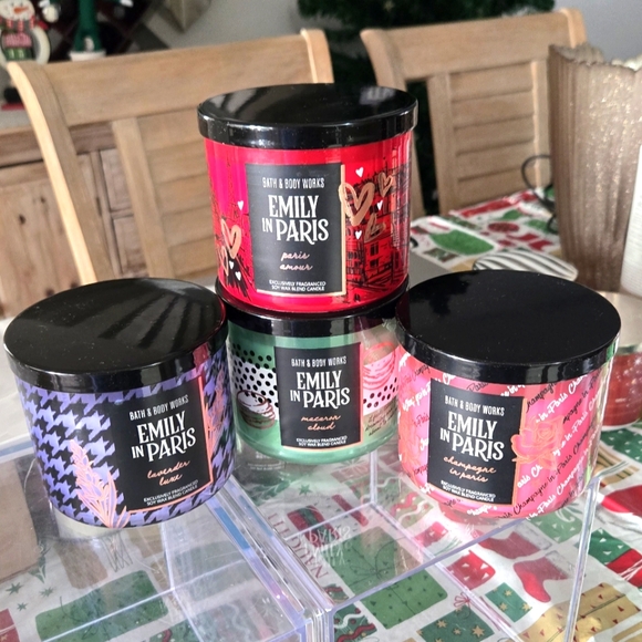 Bath & Body Works Emily in Paris ☆ PARIS AMOUR ☆ Red Candle - Picture 8 of 8